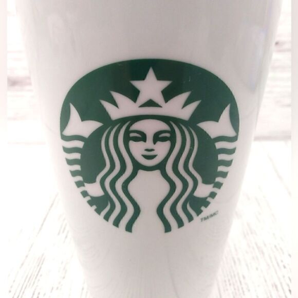 Starbucks Ceramic Coffee Tea Tumbler Cup - Picture 2 of 10